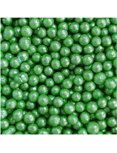 Perlas verdes 4mm (90gr) -...